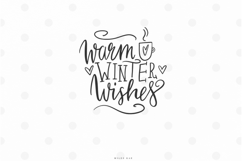 Handlettered Christmas quote svg cut file By Michelekae | TheHungryJPEG