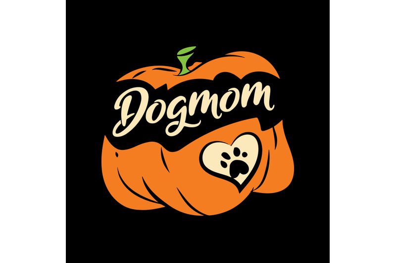 Download Dog Mom Svg Pumpkin Svg Cricut File Clipart Halloween Svg Animal By Casecustomcreations Thehungryjpeg Com PSD Mockup Templates