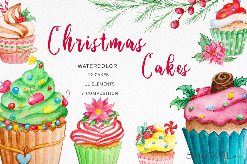 Christmas Cakes Online | Order Merry Christmas Theme Cake