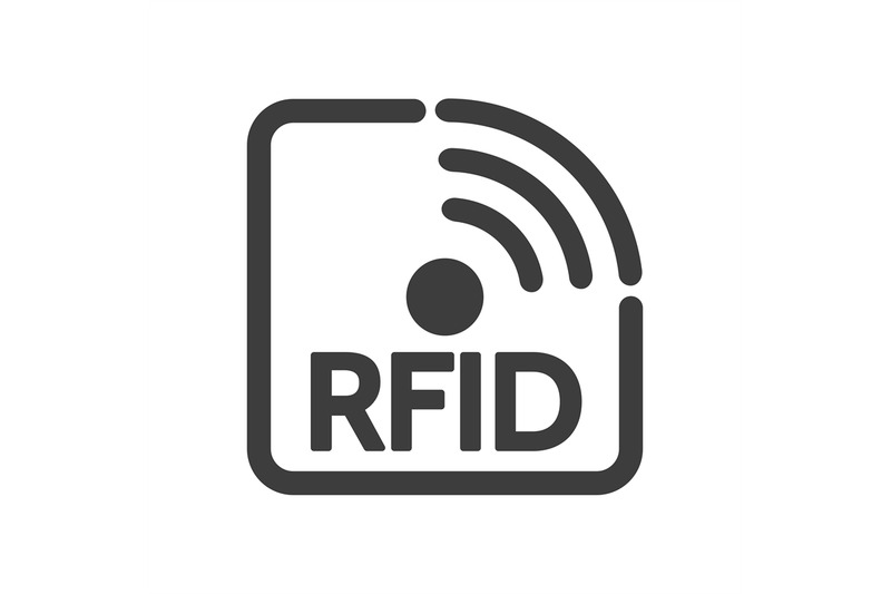 Rfid technology label By vectortatu | TheHungryJPEG