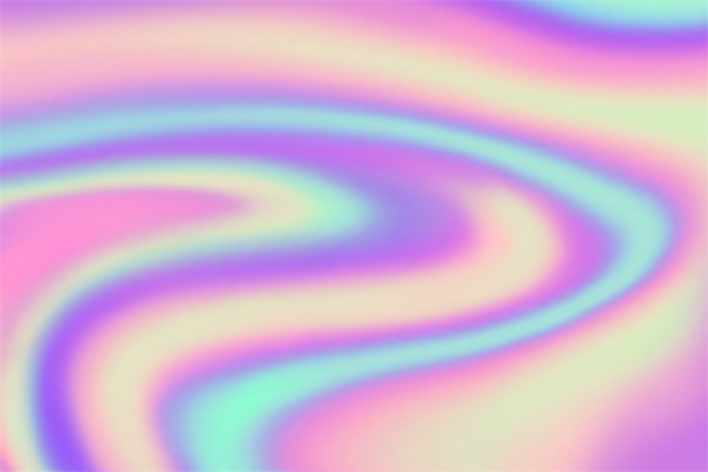 Iridescent Holographic Gradient Pastel Colors Background Rainbow