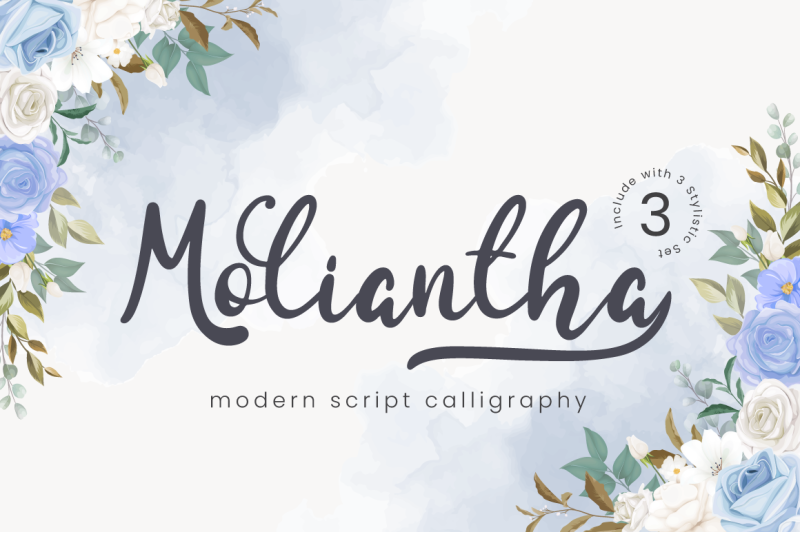 Moliantha - Script Calligraphy Font By Attype Studio | TheHungryJPEG