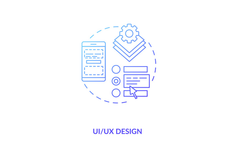 UI and UX design concept icon By bsd studio | TheHungryJPEG