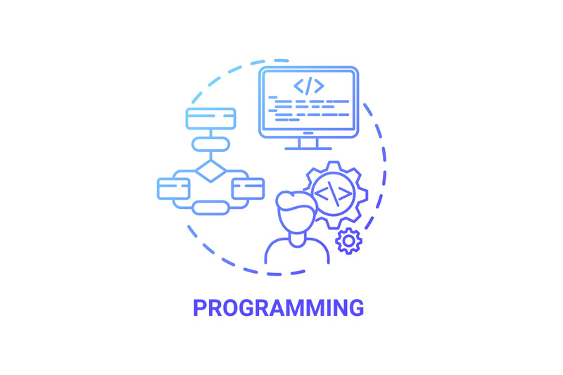 Programming concept icon By bsd studio | TheHungryJPEG