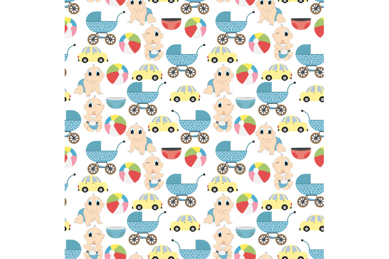 baby pattern By CurutDesign | TheHungryJPEG