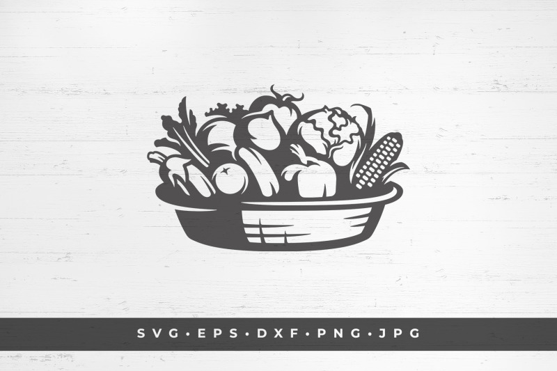 Basket with vegetables icon isolated on white background vector illust ...