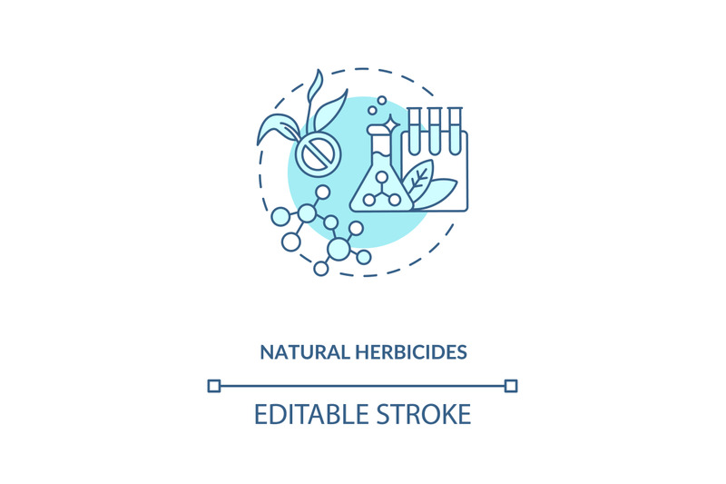 Natural herbicides concept icon By bsd studio | TheHungryJPEG