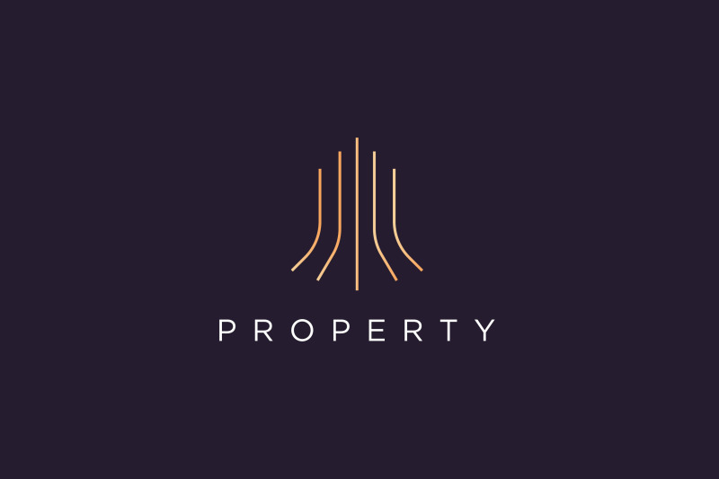 luxury property logo with modern style By Murnifine Creative ...