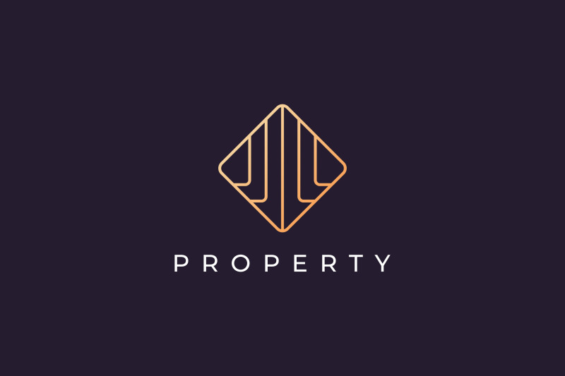 classy real estate logo template By Murnifine Creative | TheHungryJPEG