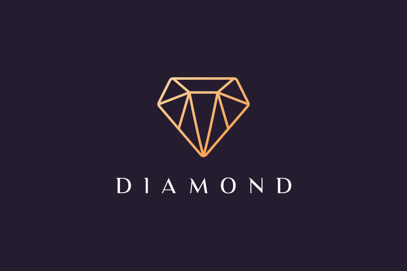 diamond logo concept with luxury style By Murnifine Creative ...