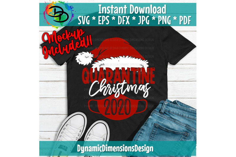 Download Quarantine Christmas 2020 Svg, Merry Christmas Svg, Santa ...
