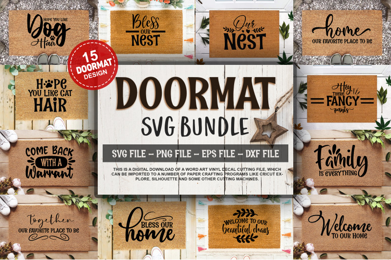 Doormat SVG Bundle By svgbundle | TheHungryJPEG.com
