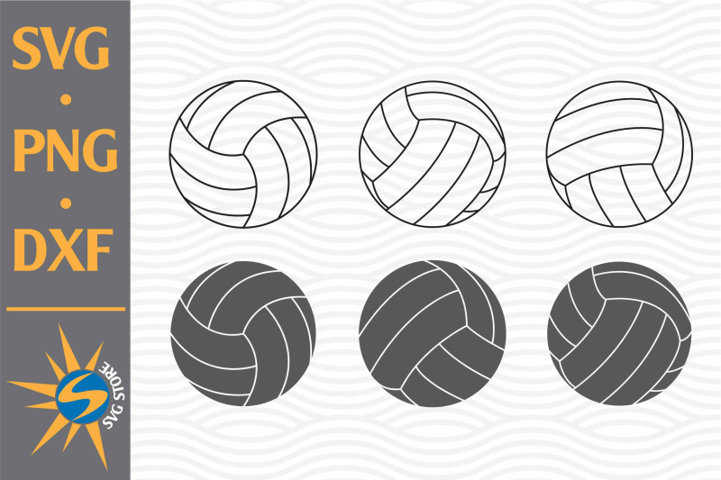 Volleyball SVG, PNG, DXF Digital Files Include By SVGStoreShop ...