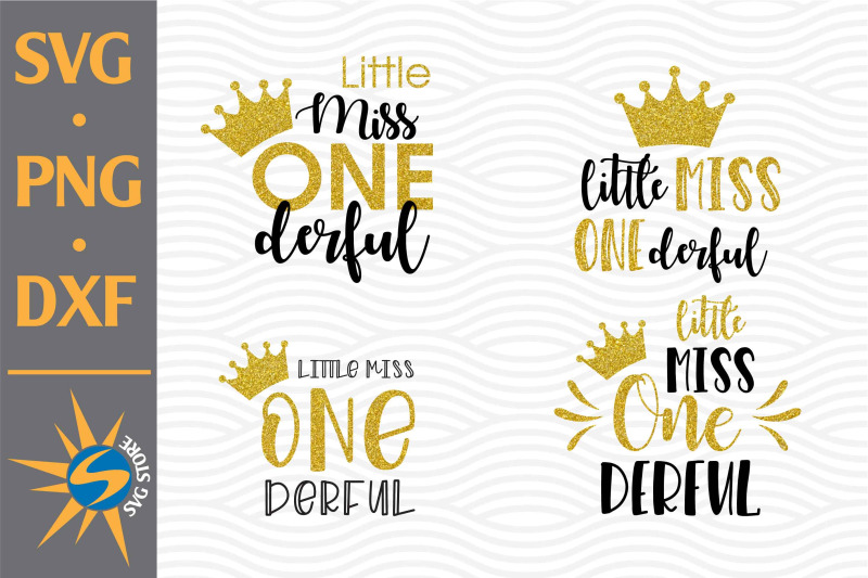 Download Little Miss Onederful SVG, PNG, DXF Digital Files Include ...