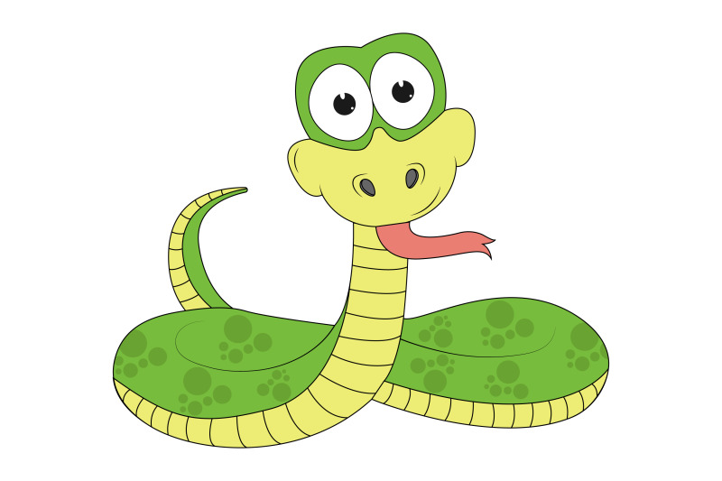 cute snake animal cartoon By CurutDesign | TheHungryJPEG