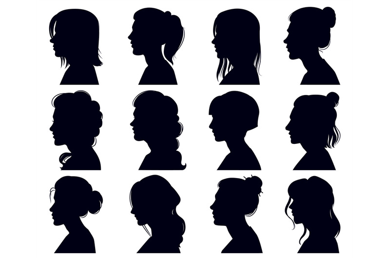 woman head silhouette