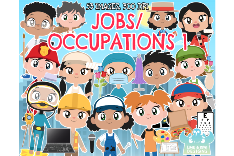 Jobs/Occupations 1 Clipart - Lime and Kiwi Designs By Lime and Kiwi ...