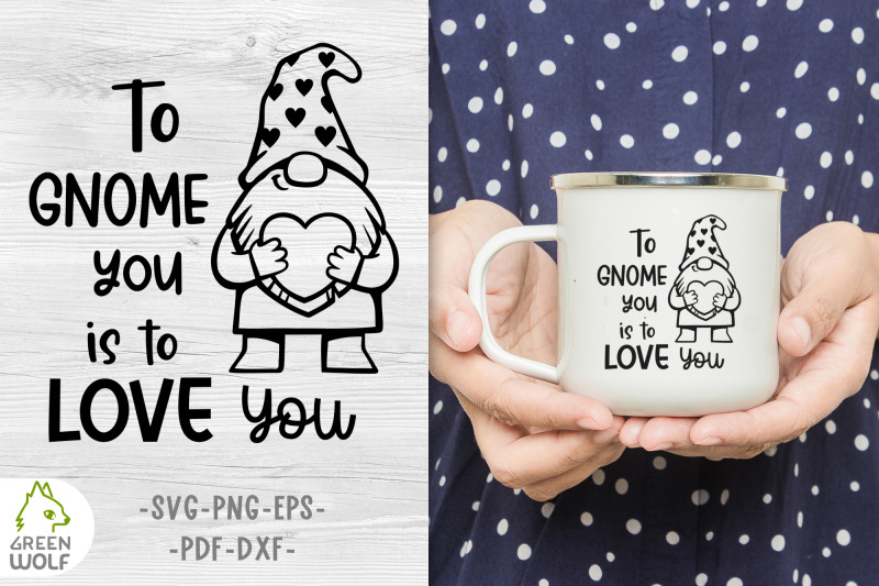 Download Valentine Gnome Svg Valentine Mug Designs Gnomes Svg Cut File By Green Wolf Art Thehungryjpeg Com