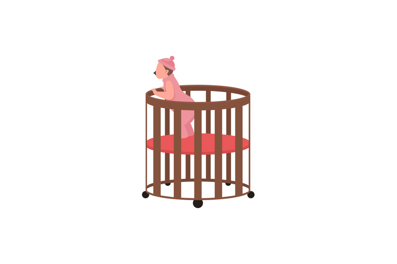 Baby In Cradle Flat Color Vector Faceless Character By Ntl Studio 800 3872169 Aeznkzffdds73k3qqqpm8tk7wdx3l6pzvkfglglw