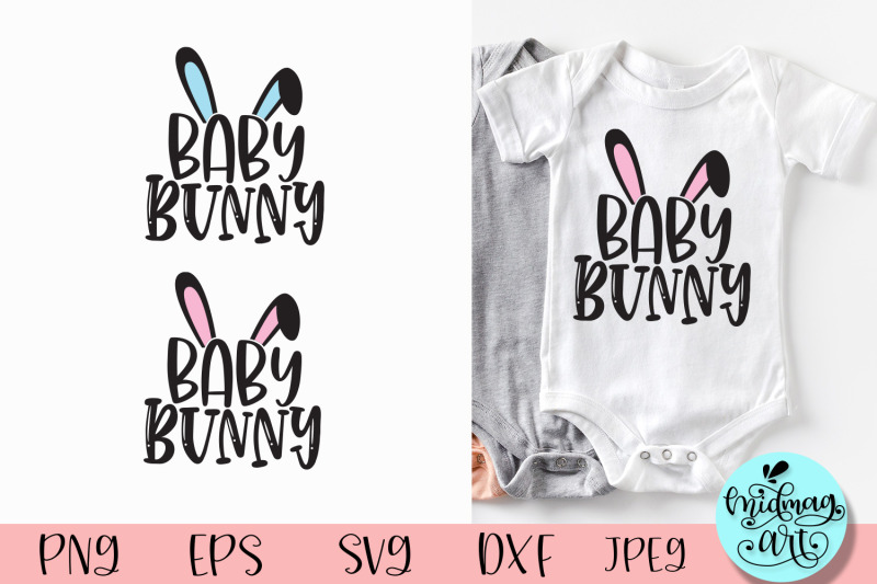 Download Baby Bunny Svg Easter Svg By Midmagart Thehungryjpeg Com