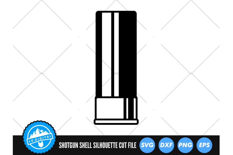 Shotgun Shell SVG | Shotgun Shell Silhoutte Cut File By LD Digital ...