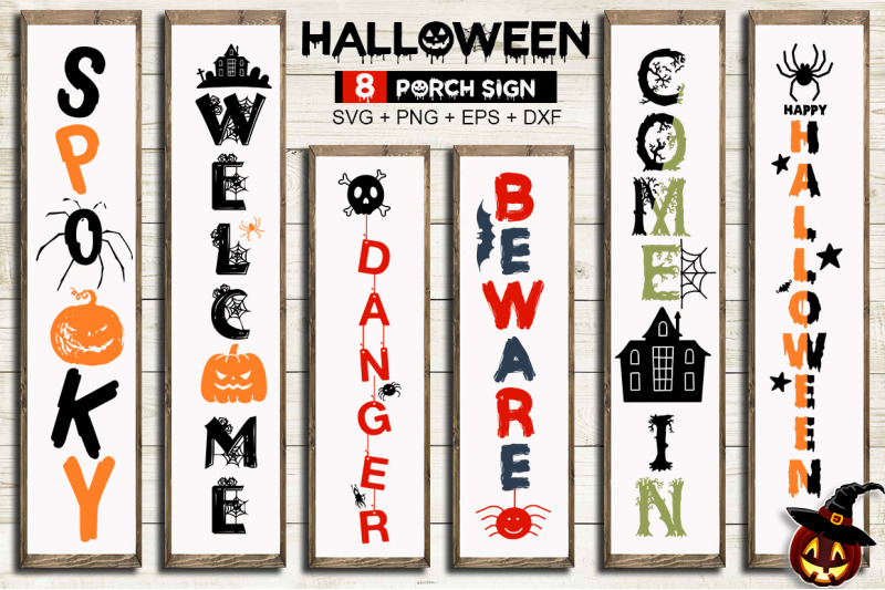 Halloween Porch Sign SVG By Regulrcrative | TheHungryJPEG