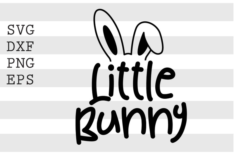 Little bunny SVG By spoonyprint | TheHungryJPEG