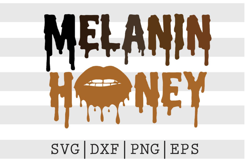 Melanin Honey SVG By spoonyprint | TheHungryJPEG