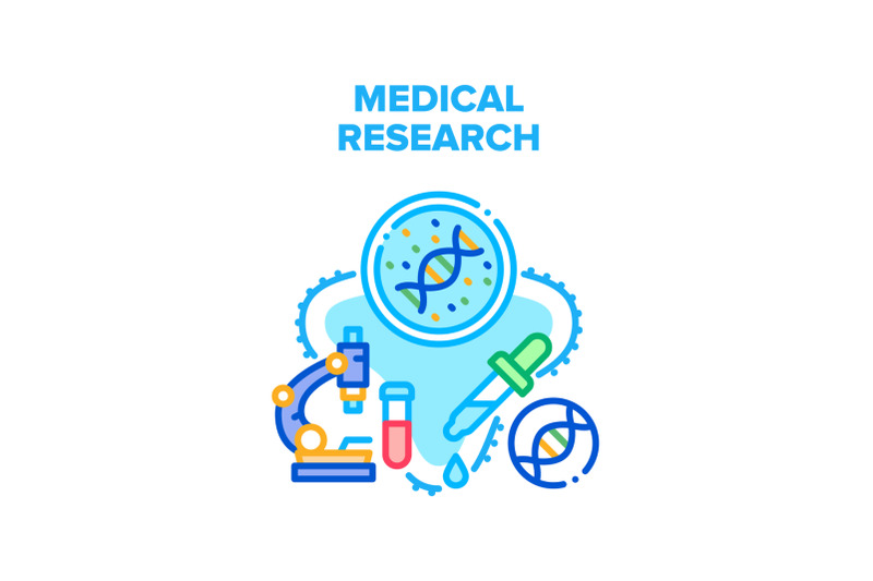 Medical Research Vector Concept Color Illustration By Pikepicture ...