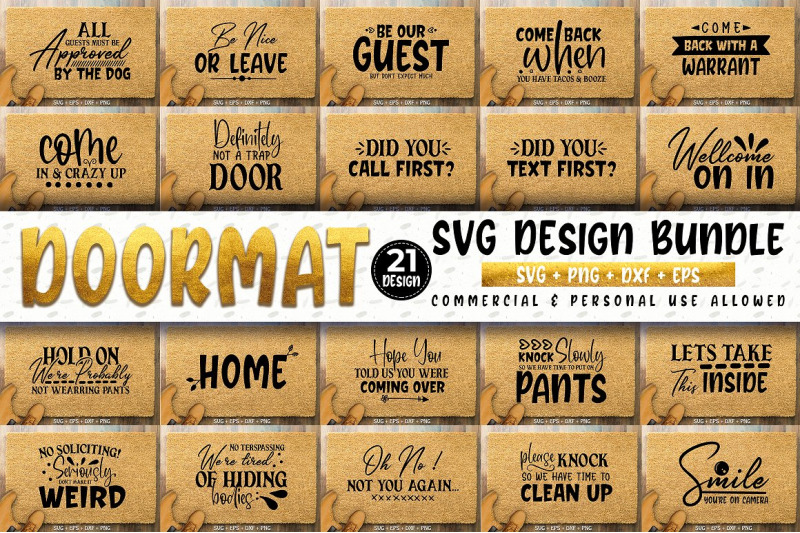 Download Doormat Svg Bundle Door Mat Front Door Mat Door Mat Stencil Svg By Designavo Thehungryjpeg Com