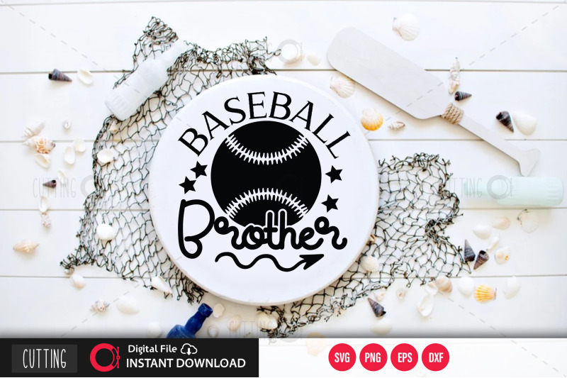 Baseball Brother svg By Regulrcrative | TheHungryJPEG