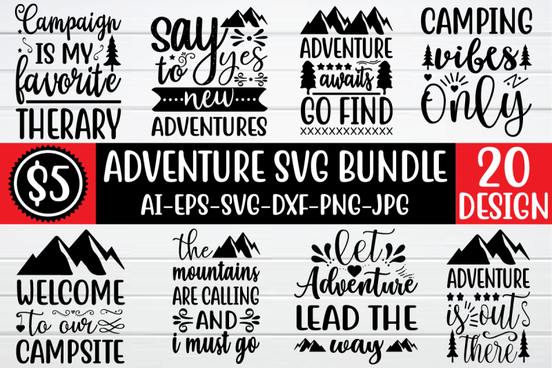 adventure svg bundle By BDB graphics | TheHungryJPEG