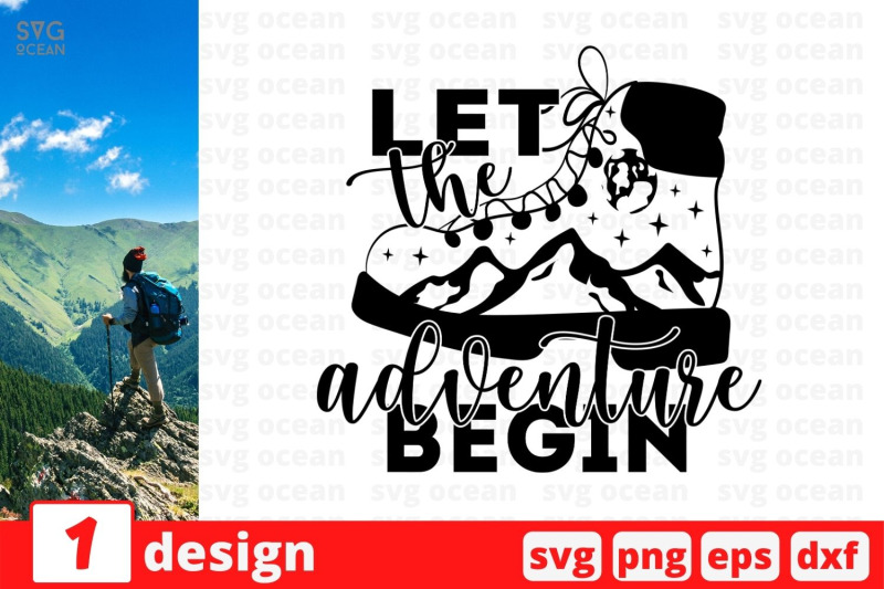 Let the adventure begin SVG Cut File By SvgOcean | TheHungryJPEG