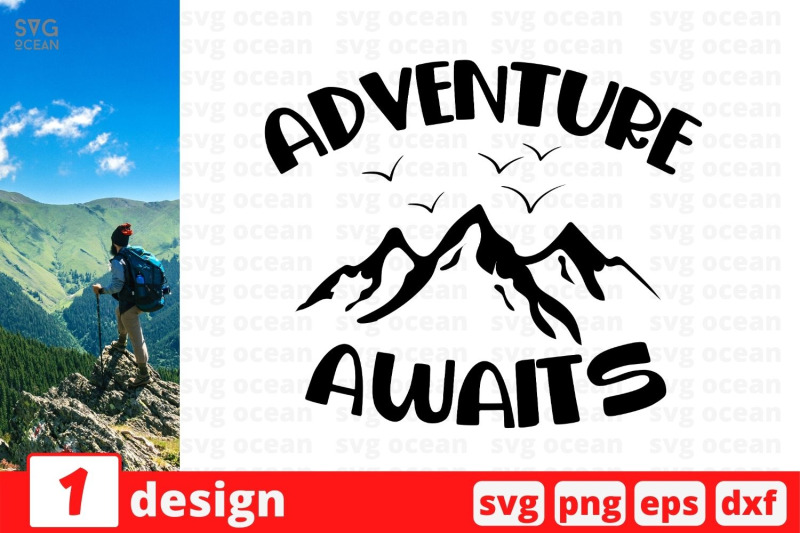 Adventure Awaits Svg Cut File By Svgocean Thehungryjpeg