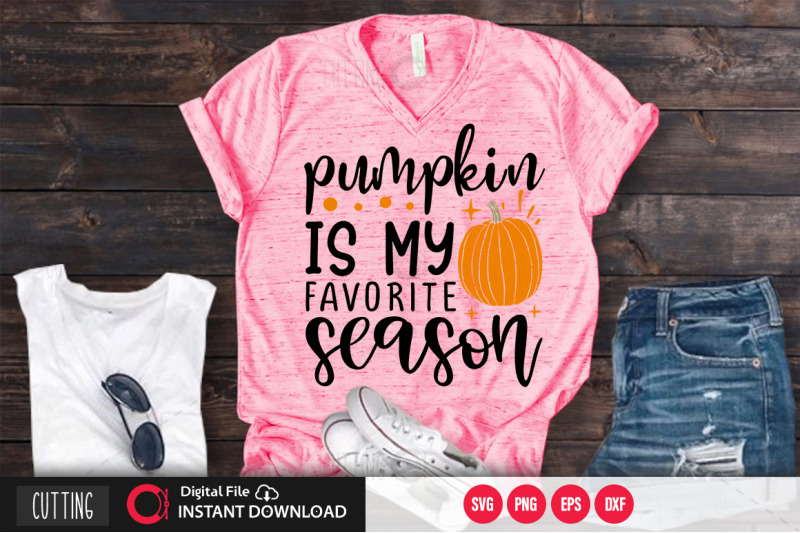 pumpkin is my favorite season svg By Regulrcrative | TheHungryJPEG