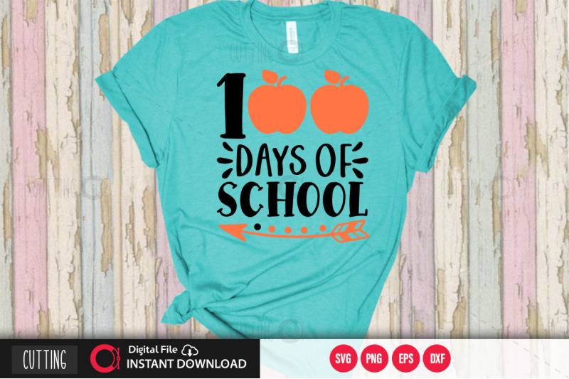 100 days of school svg By Regulrcrative | TheHungryJPEG