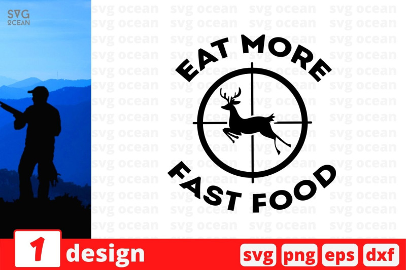 Eat More Fast Food Svg Cut File By Svgocean 