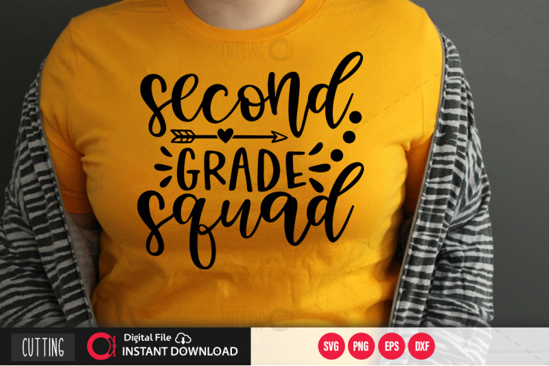 second grade squad svg By Regulrcrative | TheHungryJPEG