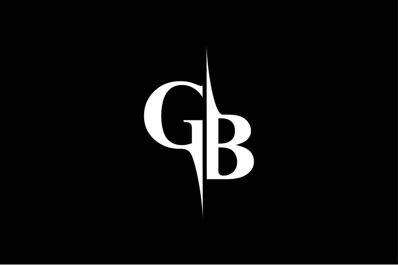 GB Monogram Logo V5 By Vectorseller | TheHungryJPEG