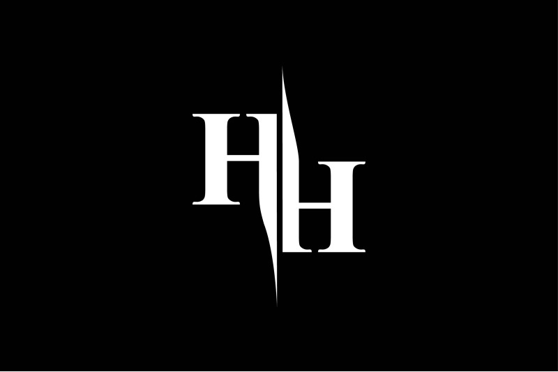 Hh Monogram Logo V5 By Vectorseller 