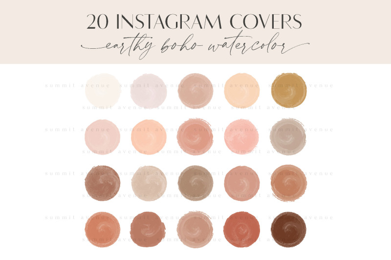 Boho Painted Instagram Highlight Cover Icons By Summit Avenue ...