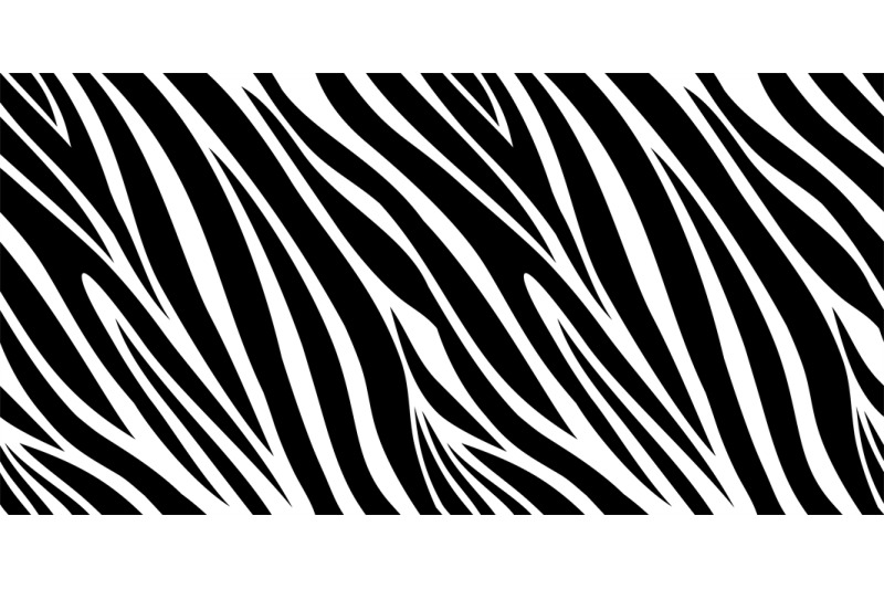 Zebra Print Zebra Stripes Wild Animal Print Zebra Pattern Black