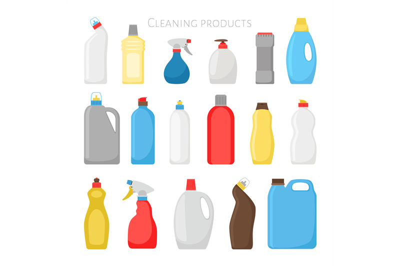 Household products bottles By SmartStartStocker | TheHungryJPEG