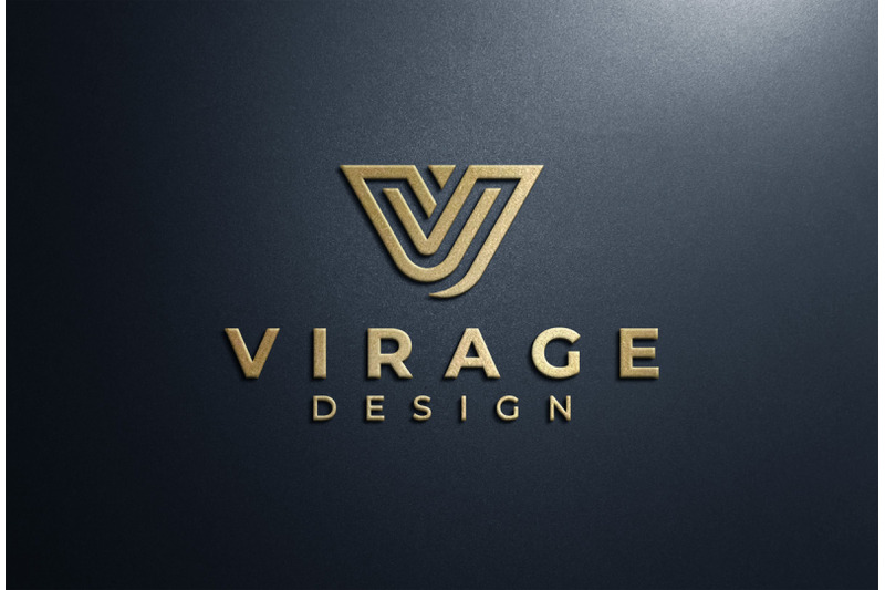 Download Logo Mockup 3d Golden Logo On Wall By Smart Works Thehungryjpeg Com