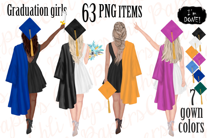 Graduation Girls,Graduation gowns,Graduation students Png By ...