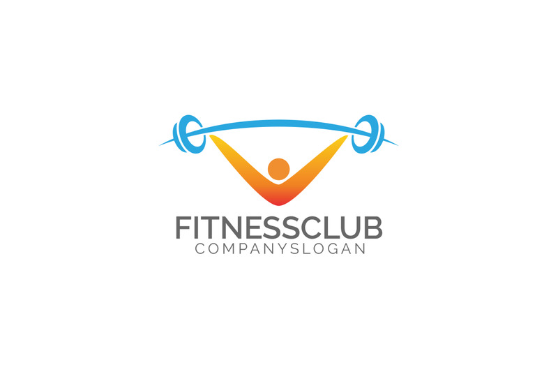 Fitness Club Logo Template By Eightlogo | TheHungryJPEG