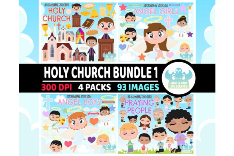 Holy Church Clipart Bundle 1 - Lime And Kiwi Designs By Lime And Kiwi 