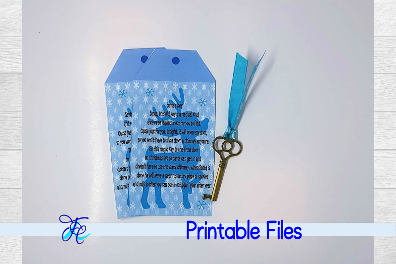 Santa's Magic Key Printable #3 By Family Creations | TheHungryJPEG