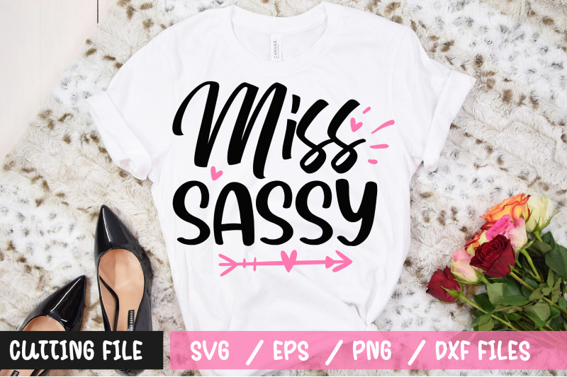 Miss sassy svg By Regulrcrative | TheHungryJPEG