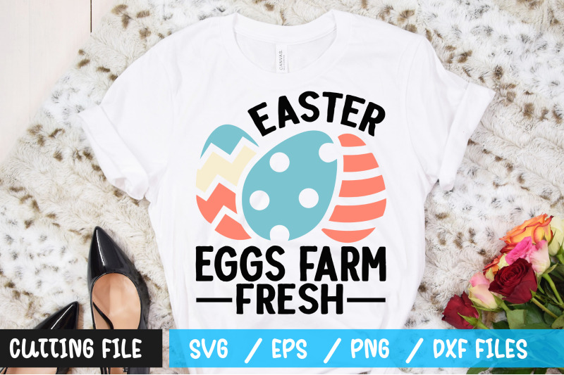 Easter eggs farm fresh svg By DESIGNAVO | TheHungryJPEG